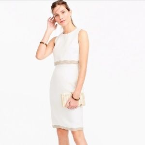 J Crew Going Places Linen Dress 10 NWT